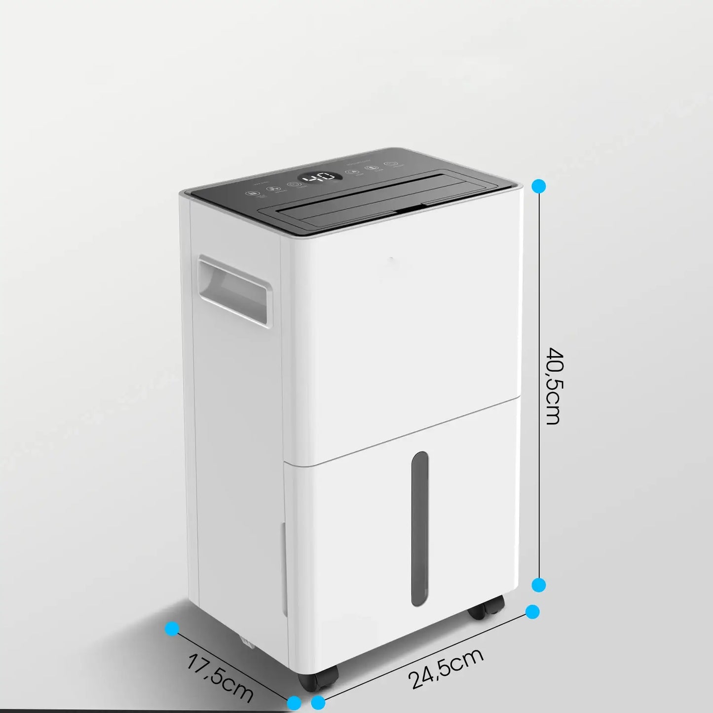 Déshumidificateur d’Air Électrique 8,5L/J – Silencieux Réservoir 1,5L – Cave, Salle de Bain, Salon