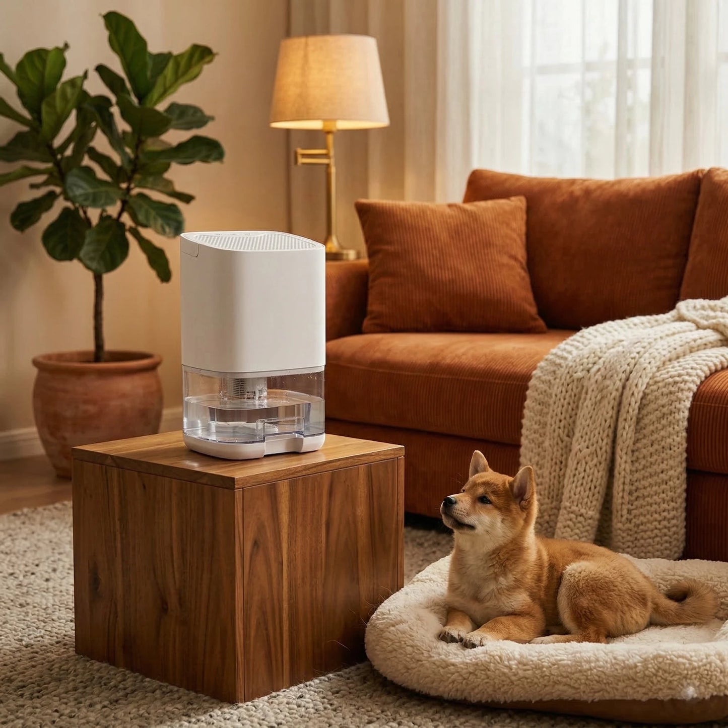 Déshumidificateur d'Air Compact & Portable avec Réservoir pour maison et Bureau - Delair