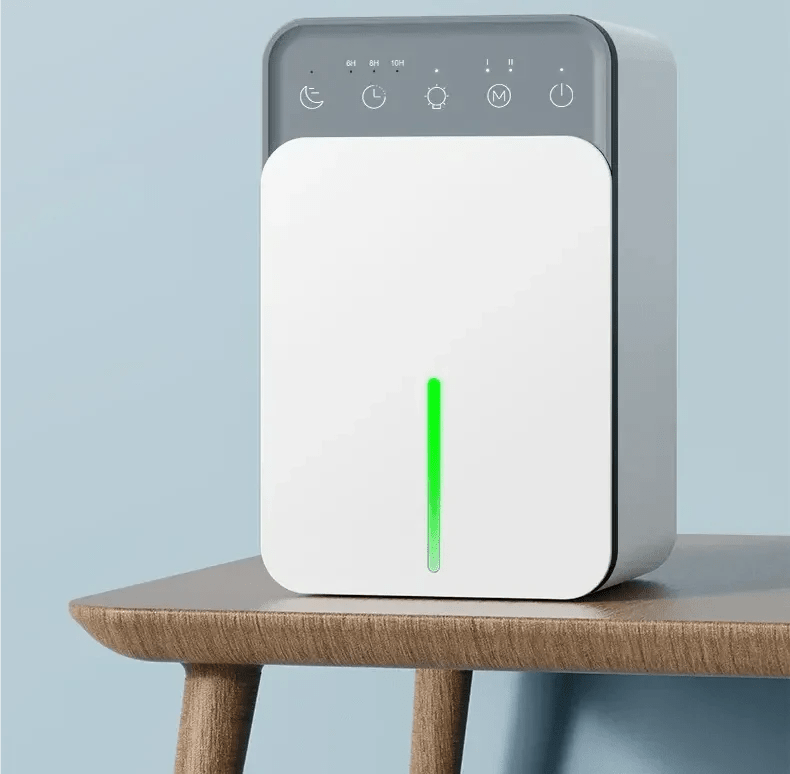 Déshumidificateur d'Air Intelligent Réservoir 1,5L – Silencieux & Programmable - Delair