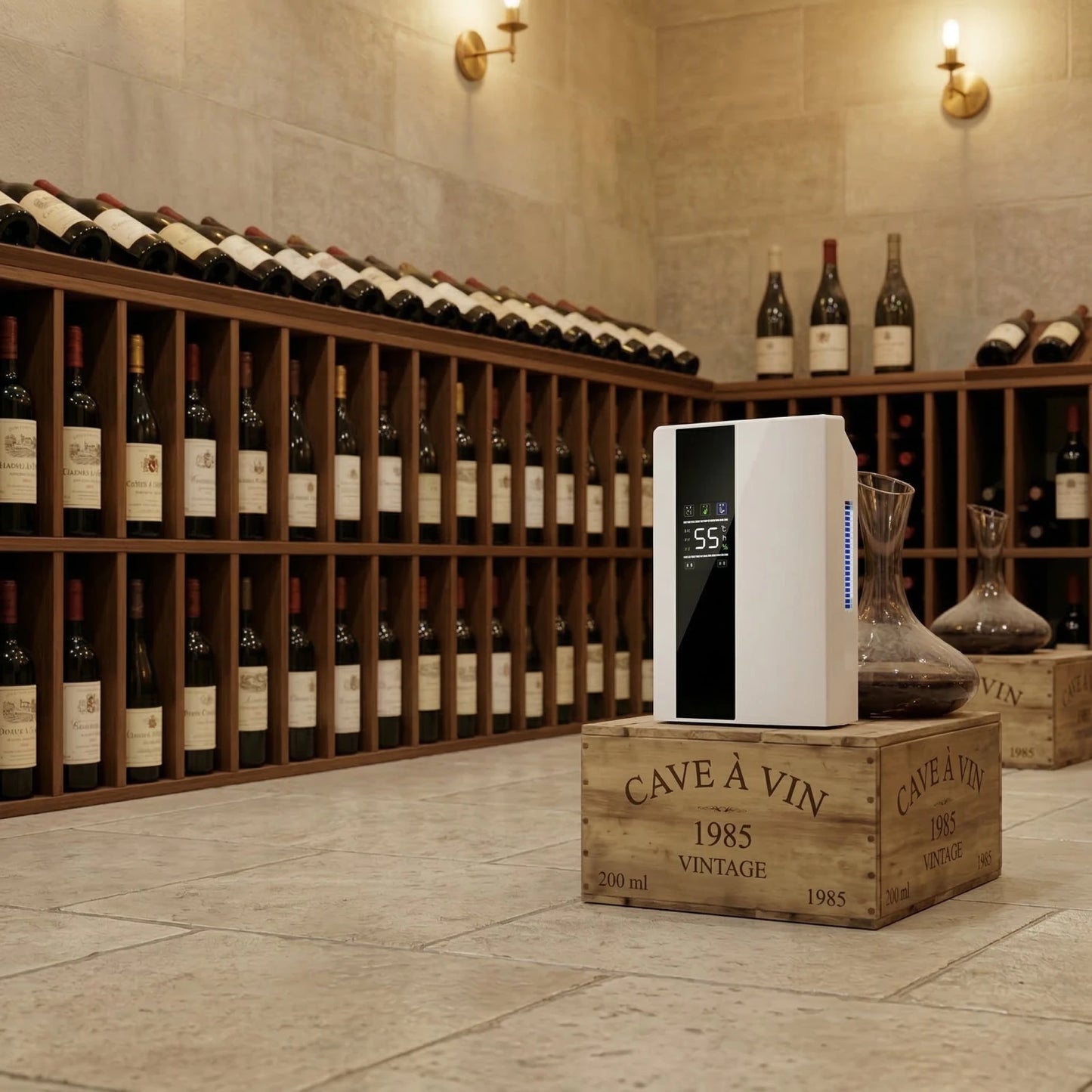 Déshumidificateur & Purificateur d'Air - Silencieux pour Maison, Chambre, Cuisine - Delair