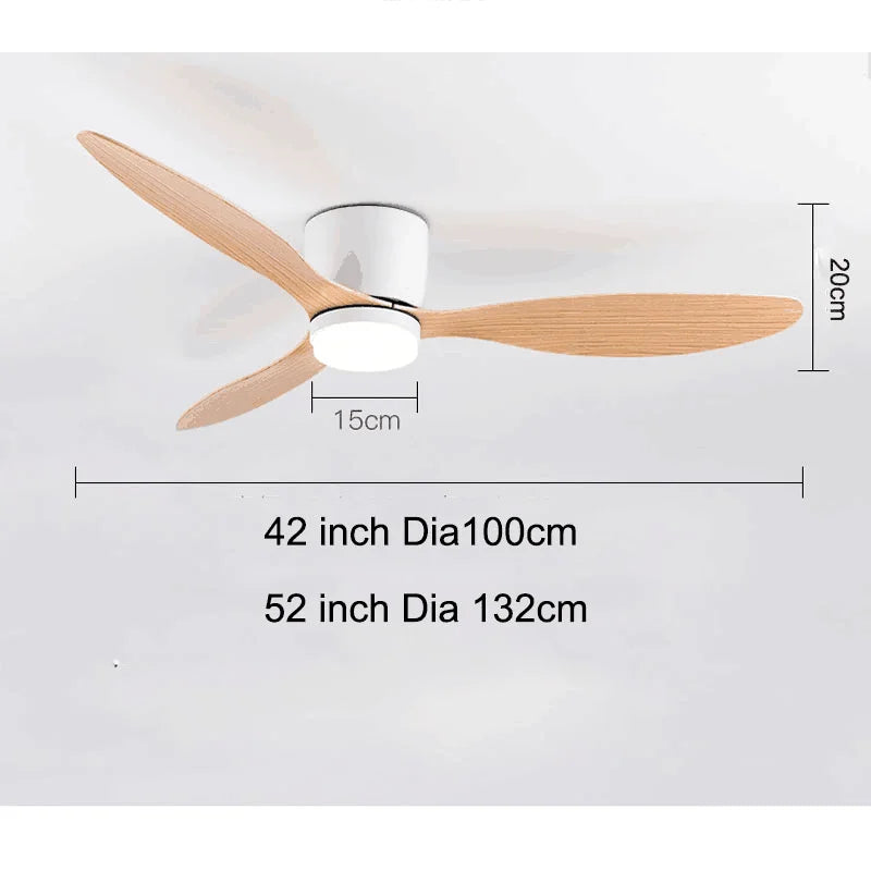 Ventilateur de plafond Été/Hiver 6 Vitesses - LED 3 Couleurs | NALO