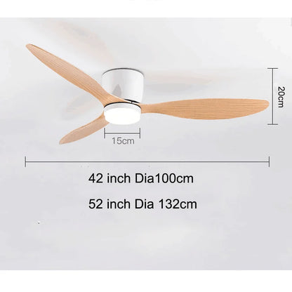 Ventilateur de plafond Été/Hiver 6 Vitesses - LED 3 Couleurs | NALO