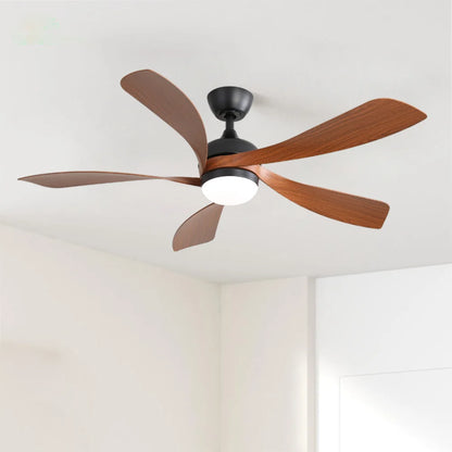 Ventilateur de Plafond en Bois 132 cm - Éclairage LED Dimmable | KOVA