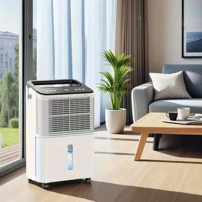 Déshumidificateur d’Air Ultra Silencieux 16L/J – Contrôle Intelligent, Mode Auto, Minuterie 24h – Sous-Sol, Salon, Bureau