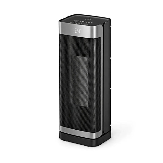 Chauffage Céramique Télécommande 2000W - Minuterie 12h Oscillant LED - SANO - Chauffage électrique - Delair