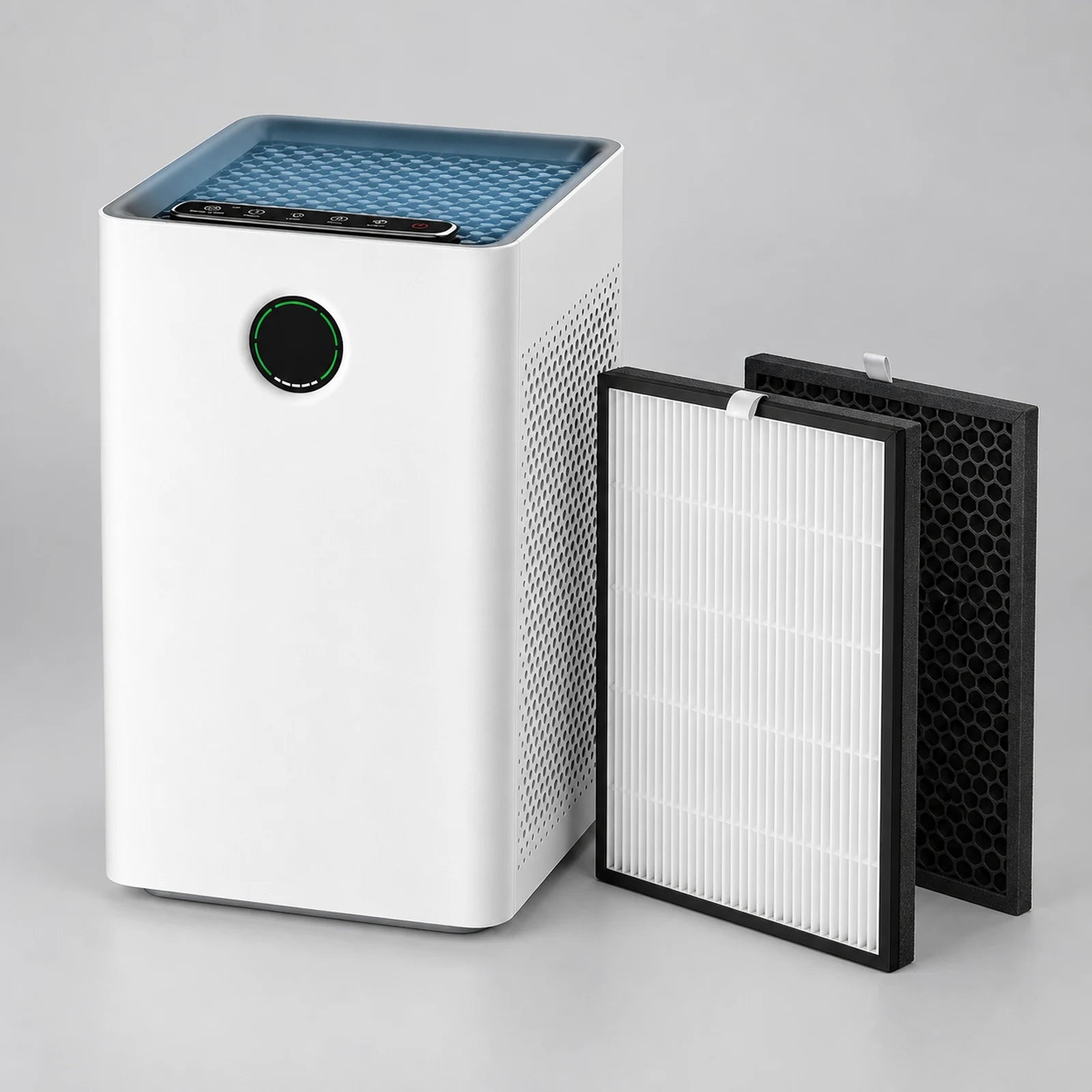 Delair AERO : Poussière, pollen, fumée et odeurs, deux étages de filtration