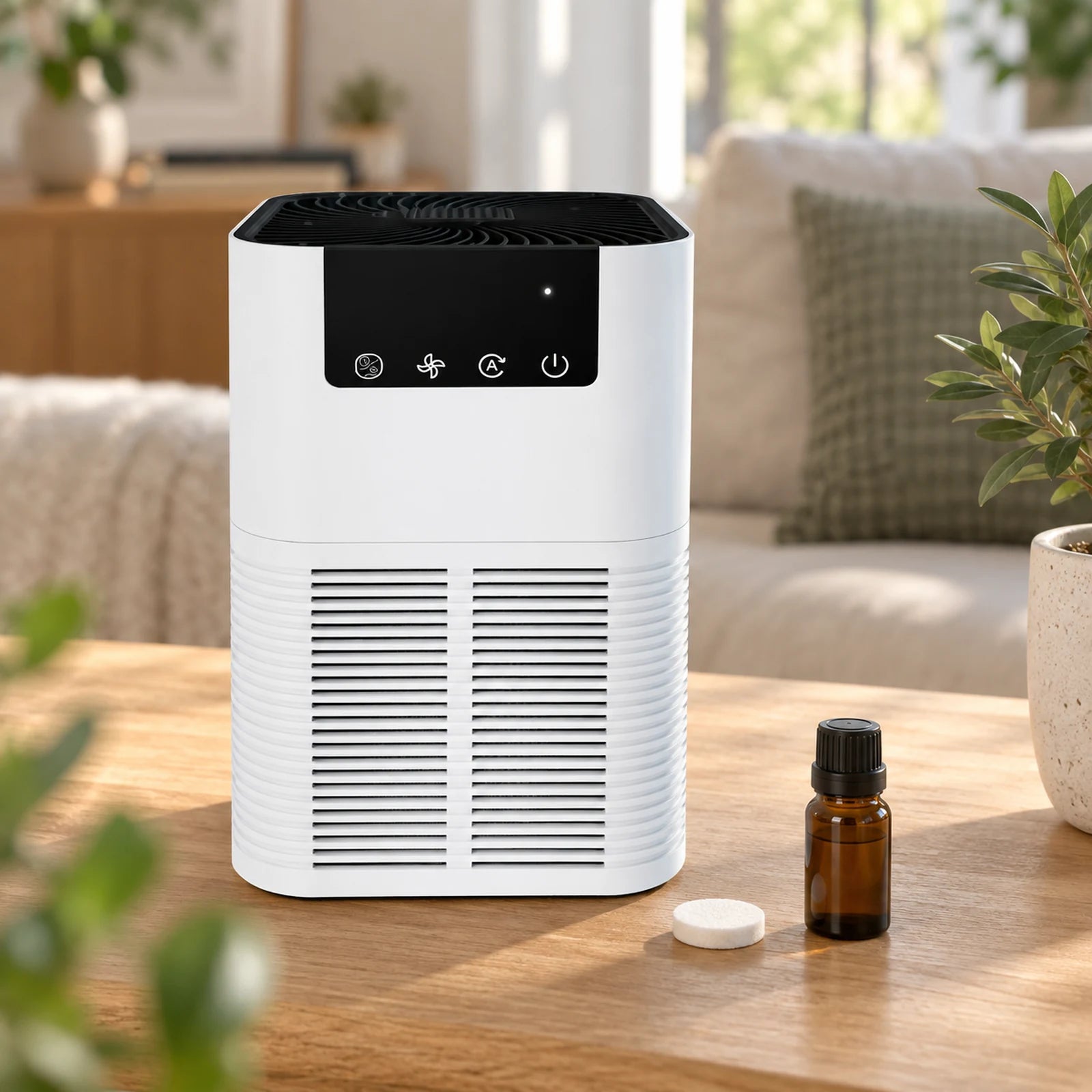 Delair HAVO : Un tampon d'aromathérapie parfume pendant la filtration