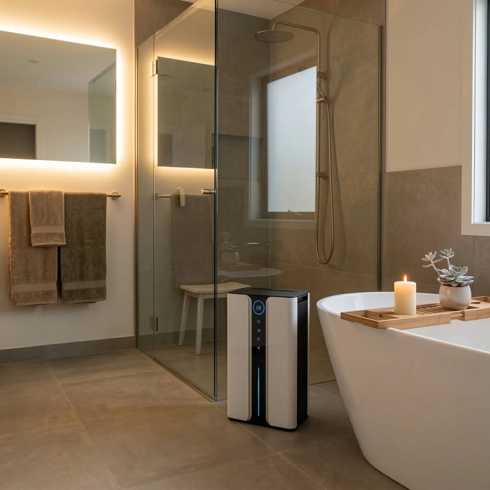 Déshumidificateur d’Air à LED – Chambre, Salon, Sous - Sol - Delair
