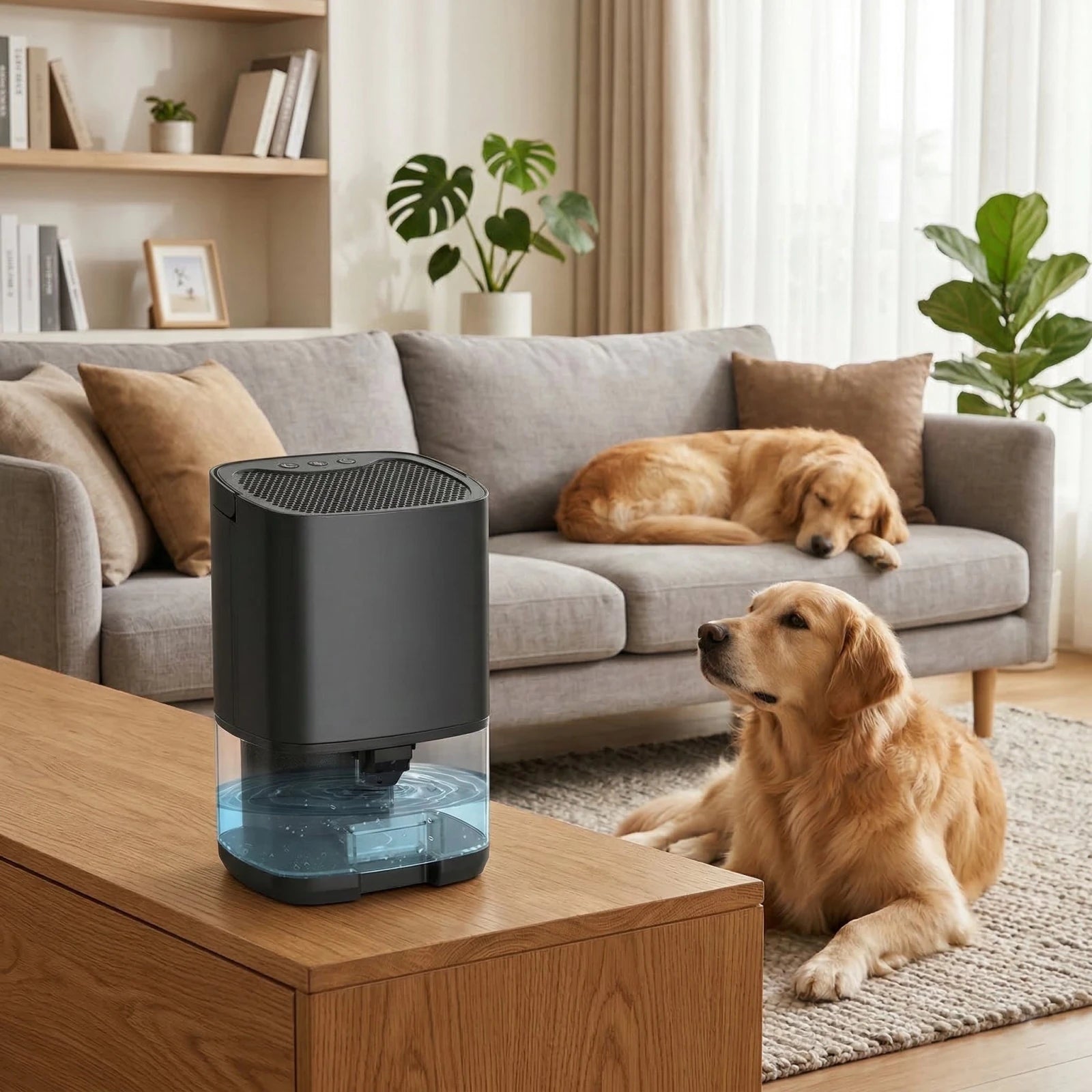 Déshumidificateur d'Air Compact & Portable avec Réservoir pour maison et Bureau - Delair