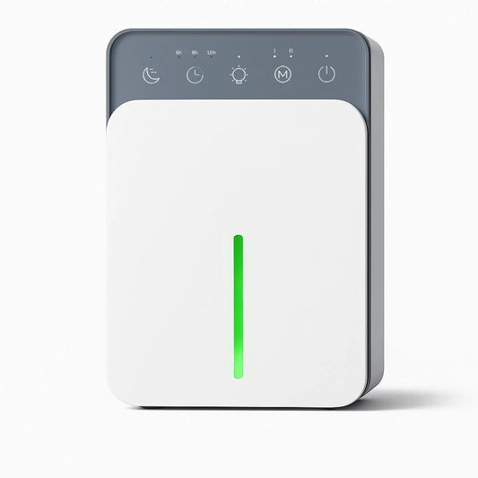 Déshumidificateur d'Air Intelligent Réservoir 1,5L – Silencieux & Programmable - Delair