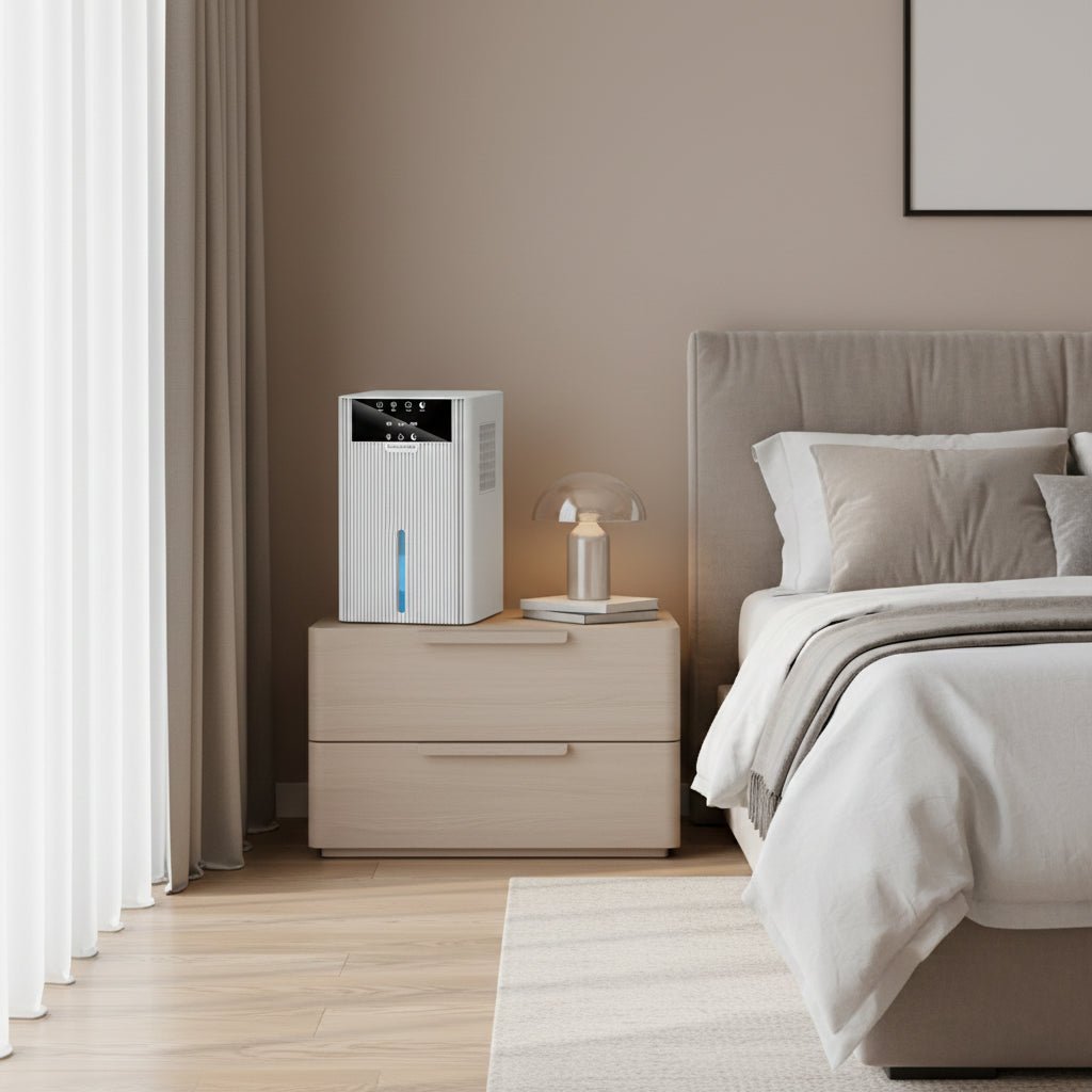 Déshumidificateur d’Air Portable – Grande Capacité et Écran LED – Cuisine Cave et Salon - Delair