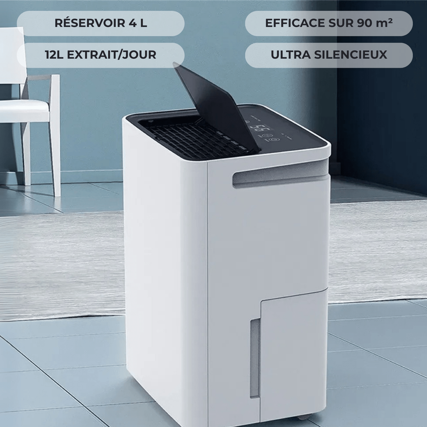 Déshumidificateur et Purificateur d'Air PRO - Cave et Maison - Delair