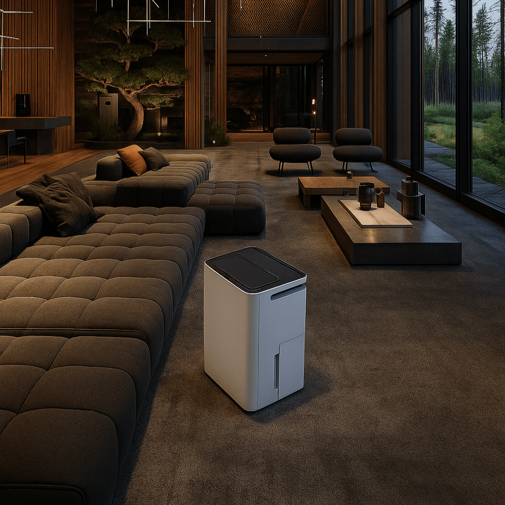 Déshumidificateur et Purificateur d'Air PRO - Cave et Maison - Delair