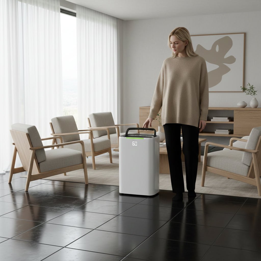 Déshumidificateur / Purificateur d'Air 25L - Silencieux pour Chambre, Maison, Appartement - Delair