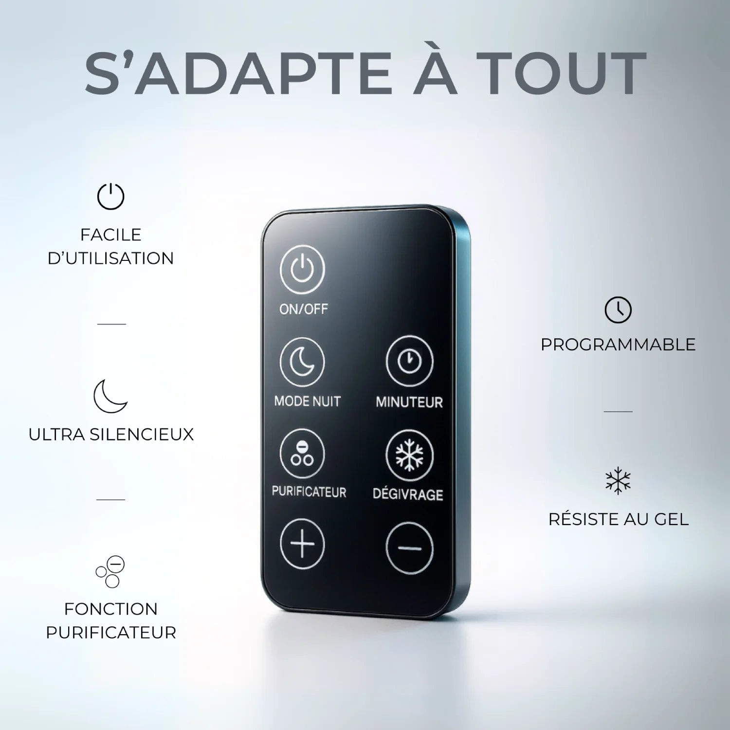 Déshumidificateur & Purificateur d'Air - Silencieux pour Maison, Chambre, Cuisine - Delair