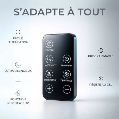 Déshumidificateur & Purificateur d'Air - Silencieux pour Maison, Chambre, Cuisine - Delair