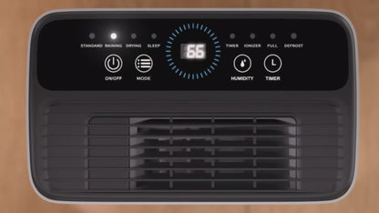 Déshumidificateur d’Air Électrique 16L/J – Avec Tuyau de Drainage 1,2m & Affichage LED – Maison, Chambre