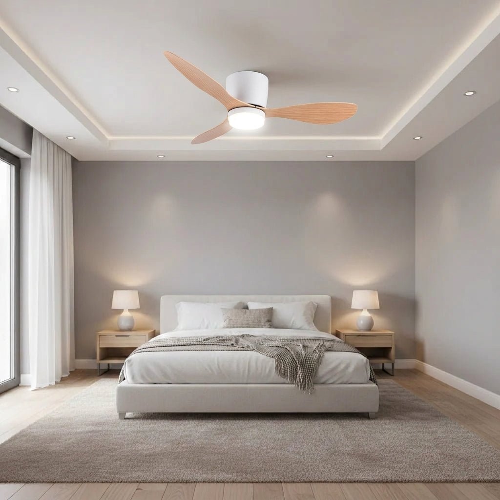 Ventilateur de plafond 3-en-1 Silencieux à Éclairage LED - MADO - Ventilateur de plafond - Delair