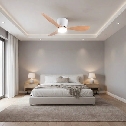 Ventilateur de plafond 3-en-1 Silencieux à Éclairage LED - MADO - Ventilateur de plafond - Delair