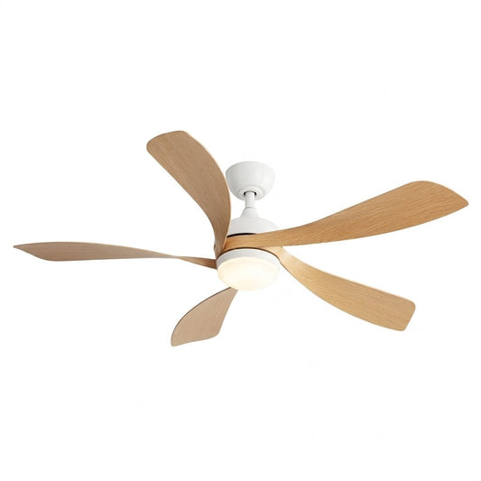 Ventilateur de Plafond en Bois 132 cm - Éclairage LED Dimmable | KOVA - Ventilateur de plafond - Delair