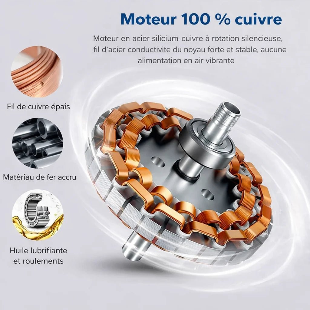 Ventilateur de Plafond Ultra-plat - Noir & ABS Bois Foncé SONO - Ventilateur de plafond - Delair