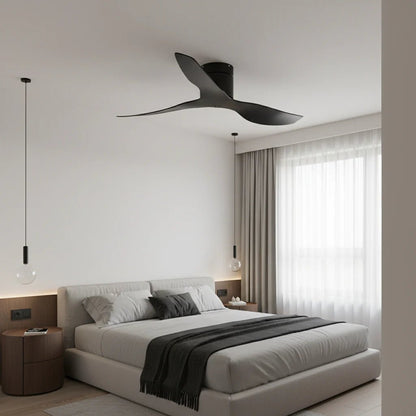 Ventilateur de Plafond Ultra-plat - Noir & ABS Noir VICO - Ventilateur de plafond - Delair