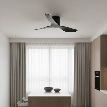 Ventilateur de Plafond Ultra-plat - Noir & ABS Noir VICO - Ventilateur de plafond - Delair