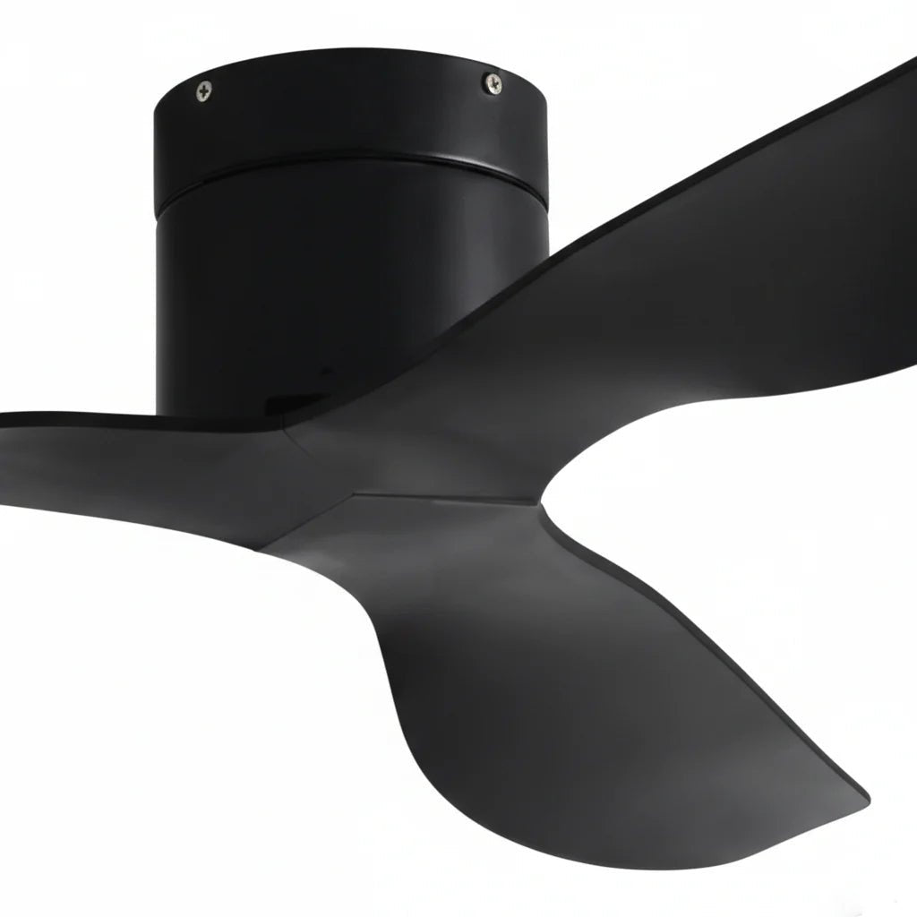 Ventilateur de Plafond Ultra-plat - Noir & ABS Noir VICO - Ventilateur de plafond - Delair